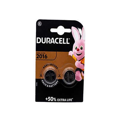 Duracell Lithium-CR2016 Lithium 3V/72mAh Blister (2)